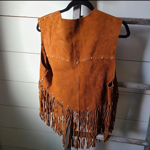 Leather fringe vest vintage. - Picture 5 of 5
